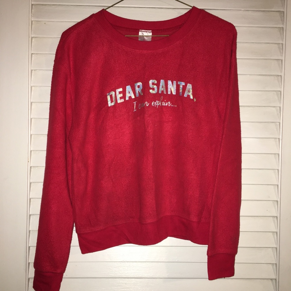 2/$15 Christmas red no boundaries sweatshirt